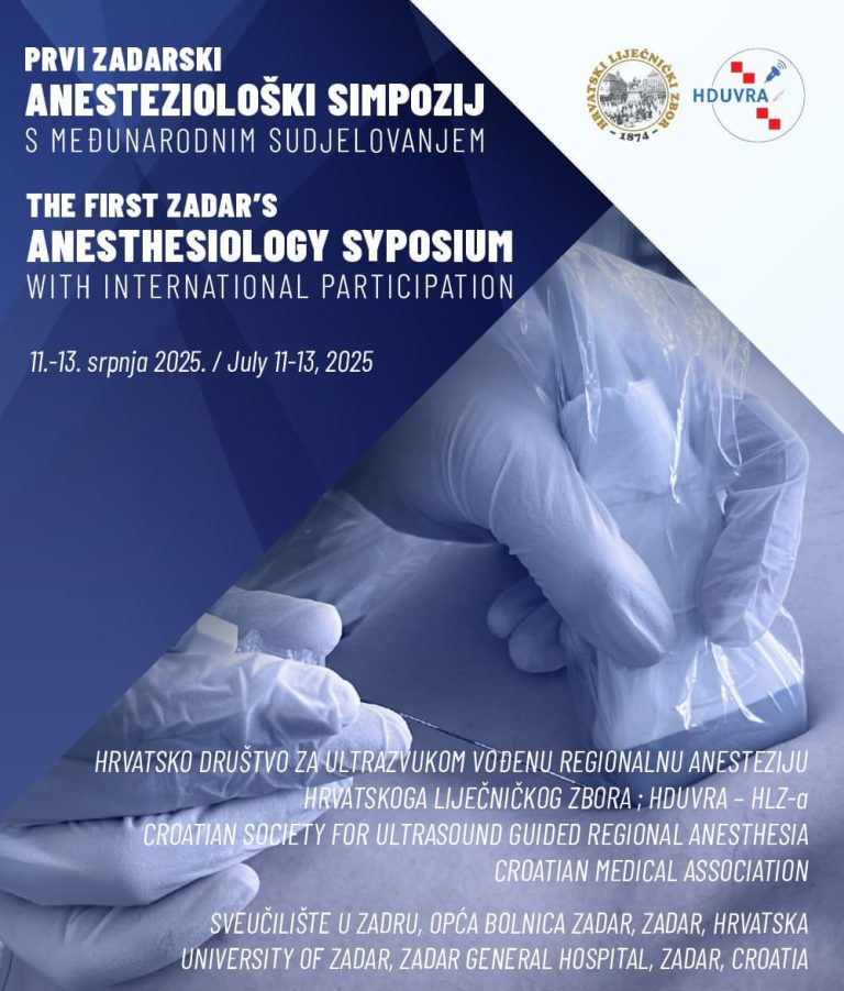 PRVI ZADARSKI ANESTEZIOLOŠKI SIMPOZIJ S MEĐUNARODNIM SUDJELOVANJEM